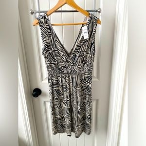 New Loft Petite Medium Zebra Print dress